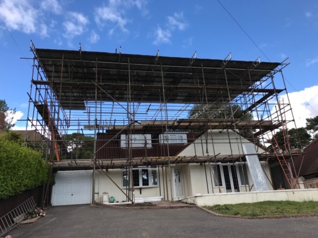 First floor extension and external re-modelling.