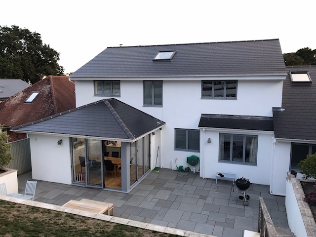 First floor extension and external re-modelling.